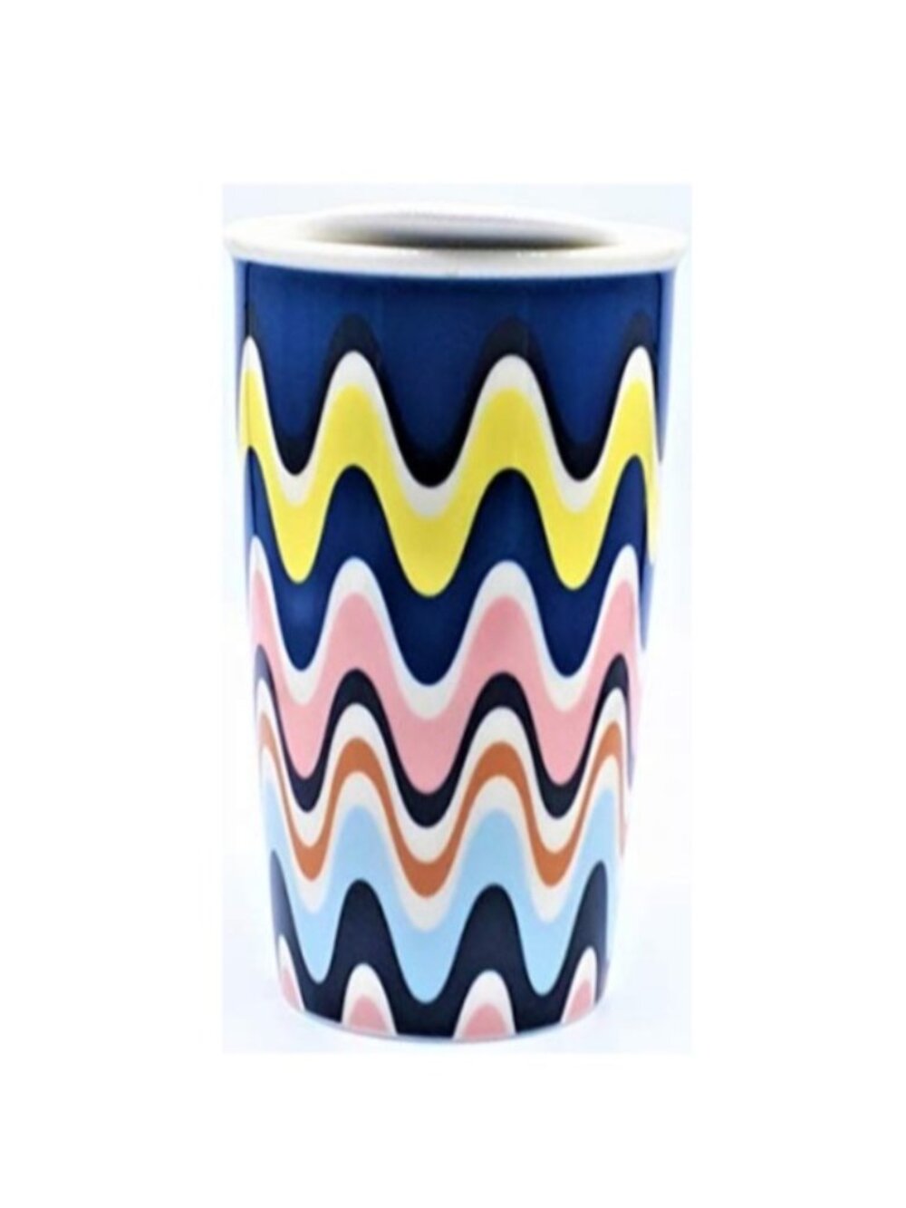 Starbucks Double Walled Color Waves Ceramic Tumbler for Coffee or Tea